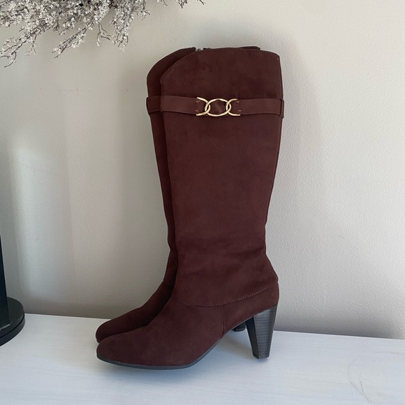 Jessica Simpson Brown Suede Boots - Picture 1 of 7
